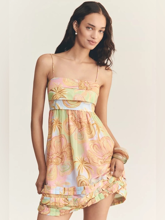 FARM Rio Dresses & Skirts - Farm Rio x Anthropologie Sleeveless Printed Mini Dress